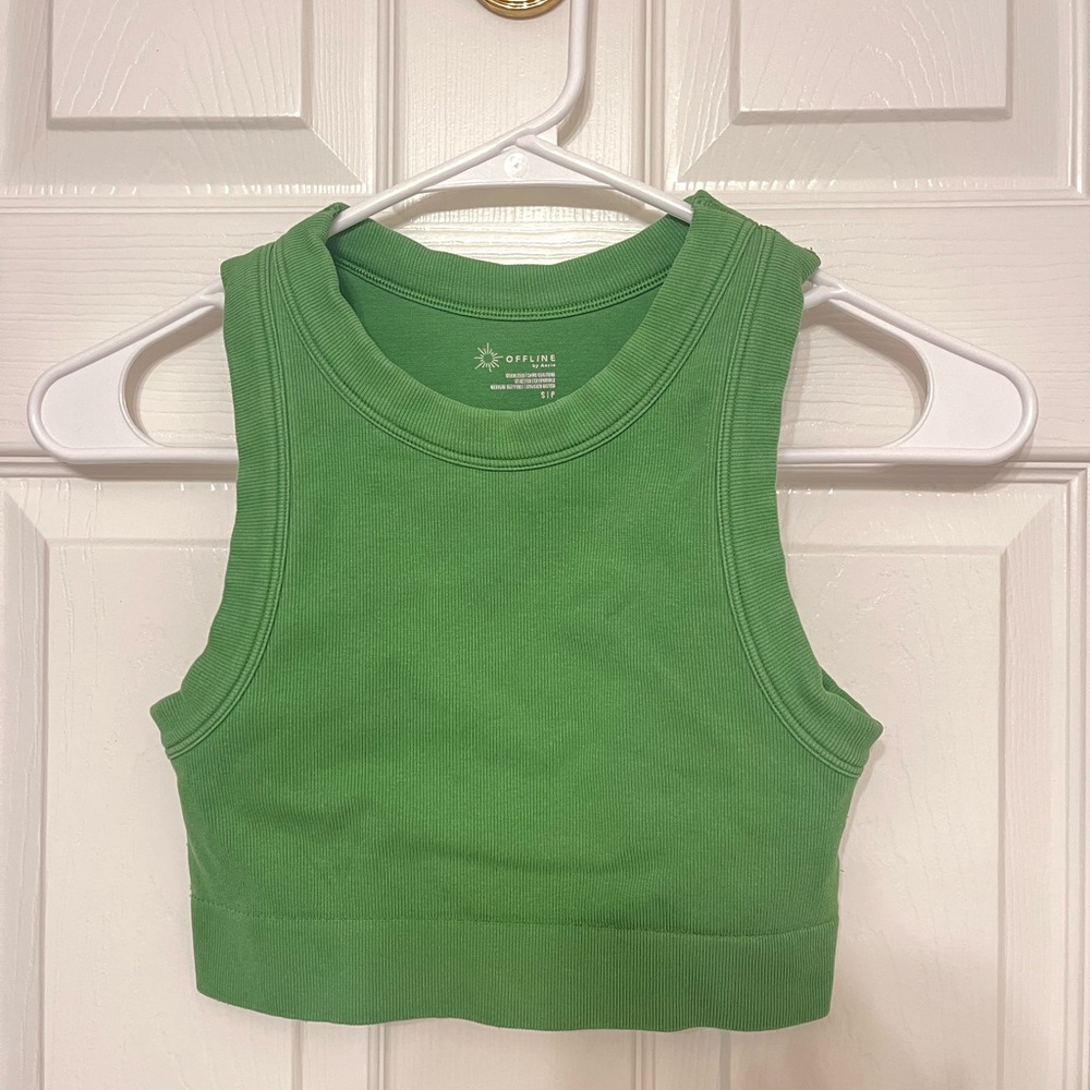Aerie Green Tank Top